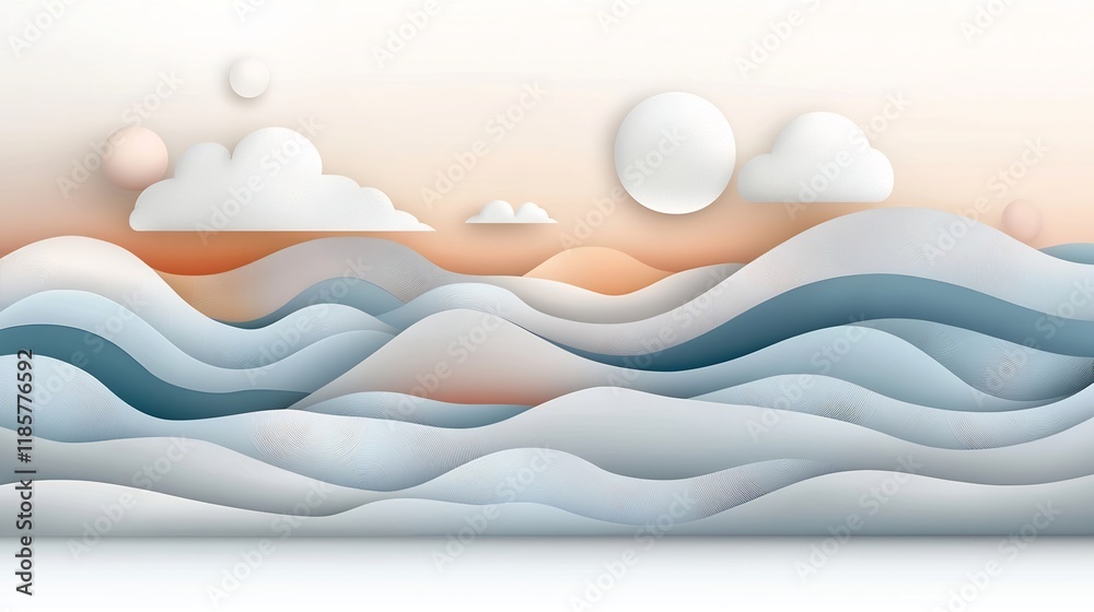 Poster captivating fluid topographic rainfall map with intricate atmospheric data patterns dynamic isobar l