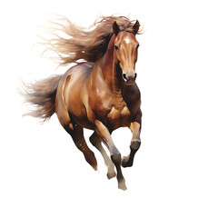 Naklejka premium Wild Horse Clipart Vector Illustration