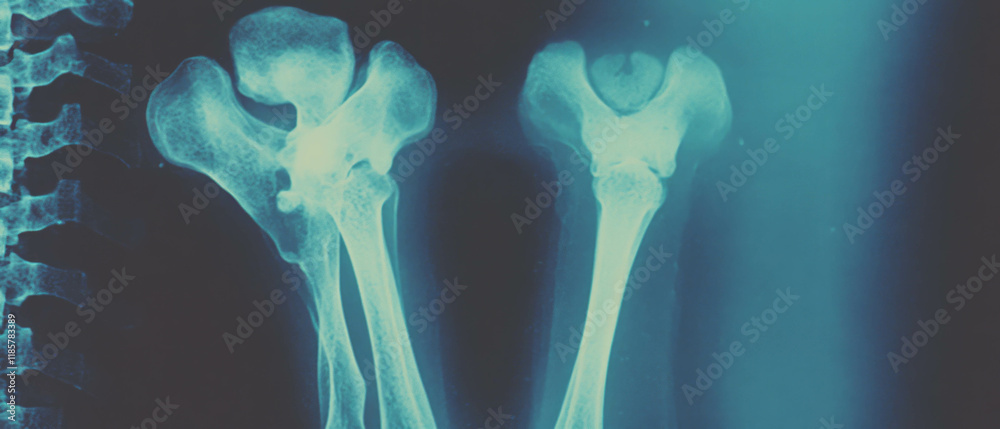 Aufkleber X-ray texture pattern showcasing uniform distribution and consistent look across bones