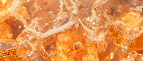 Sparkling cider with a golden hue creates a festive autumn atmosphere