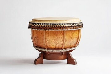 Taiko drum isolated on white background