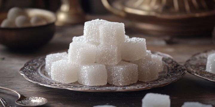 Traditional Turkish sugar candy, known as Akide Sekeri, is a popular sweet enjoyed during Ramadan. This delightful sugar candy is a cherished treat that embodies the essence of festive celebrations.