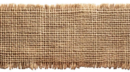 Brown woven burlap fabric background with rough texture