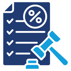 Tax Compliance Icon Element For Design