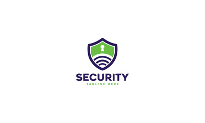Professional Artificial Intelligence Protection Shield Security Logo Design Vector Template, Digital Safety Emblems