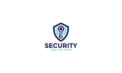 Professional Artificial Intelligence Protection Shield Security Logo Design Vector Template, Digital Safety Emblems