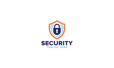 Professional Artificial Intelligence Protection Shield Security Logo Design Vector Template, Digital Safety Emblems