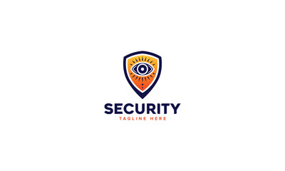 Professional Artificial Intelligence Protection Shield Security Logo Design Vector Template, Digital Safety Emblems