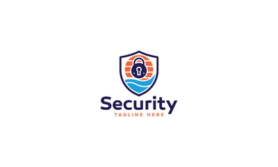 Professional Artificial Intelligence Protection Shield Security Logo Design Vector Template, Digital Safety Emblems