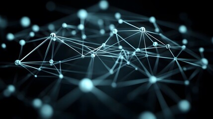 Abstract Network Connection  Global Communication  Digital Technology