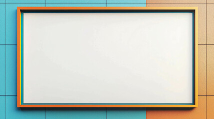 Large Advertising Banner with Spacious Blank Area for Creative Designs and Ads