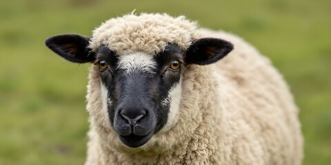 Fototapeta premium sheep in a field