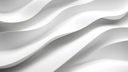 Fototapeta premium Abstract White Wave Background Modern Design Texture