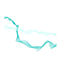 Naklejka premium Dynamic Wave Line