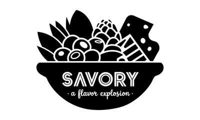 Roasted Food Taste Vector art 