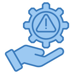 Risk Management Icon Element For Design