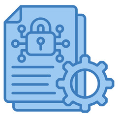 Obraz premium Document Control Icon Element For Design