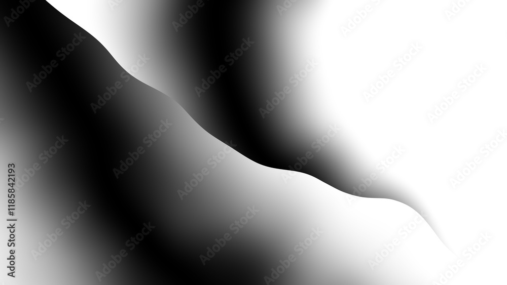 Poster Modern abstract overlay transparent background texture with layers of black and gray transparent material in grunge lines in random geometric
