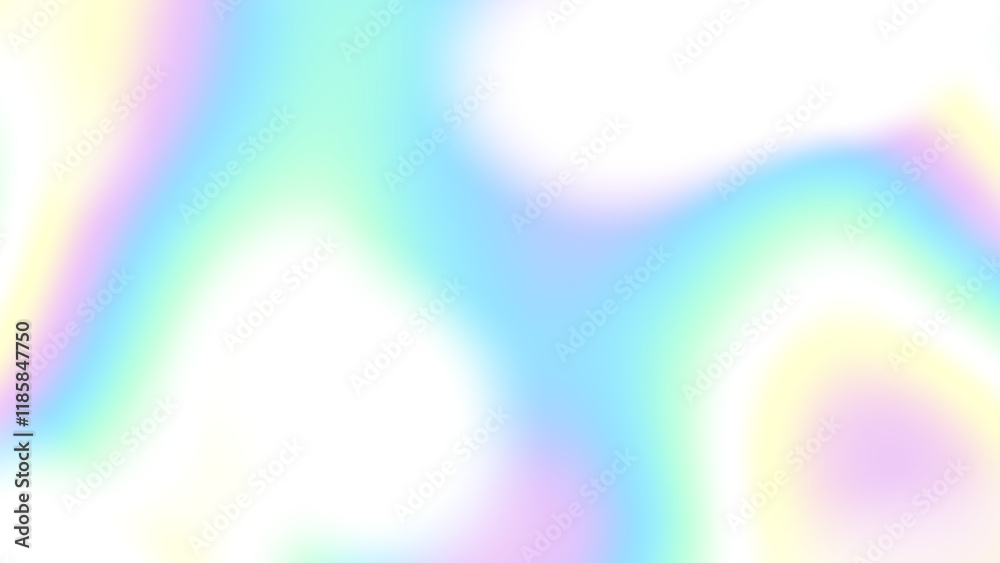 Poster Colorful gradient shape blur. Blur Gradient Shape transparent PNG shape gradient Shining circle holographic blurred shape rainbow colors. Abstract design