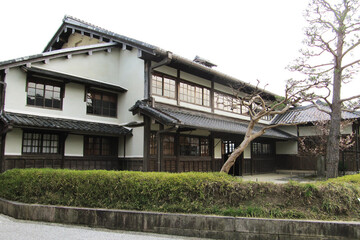 日本　近江八幡の旧伴家住宅（江戸時代の豪商が建てた商家）／滋賀県