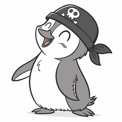 penguin with ice cream