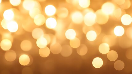 Fototapeta premium Golden Bokeh Lights Background Abstract Blurred Sparkle