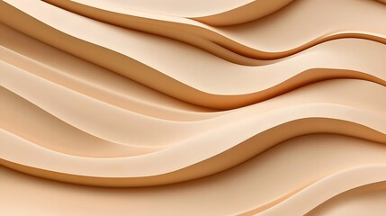 Obraz premium Abstract Beige Wave Background Texture