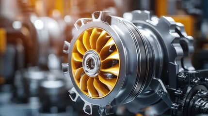 Advanced Predictive Analytics Interface Overlaid on Mechanical Components