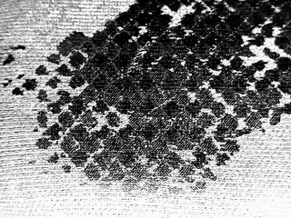 Paint stroke pattern on canvas