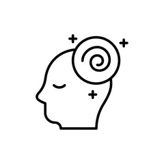 Relaxation icon simple vector symbol