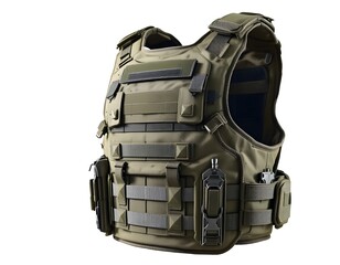 Tactical Olive Green Body Armor: Detailed Design, Military Vest