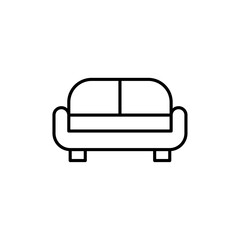 sofa icon simple vector symbol