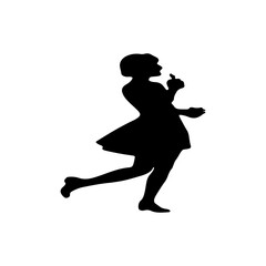 a cute girl icon design