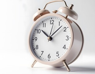 Pastel Pink Alarm Clock: A Minimalist Timepiece Design