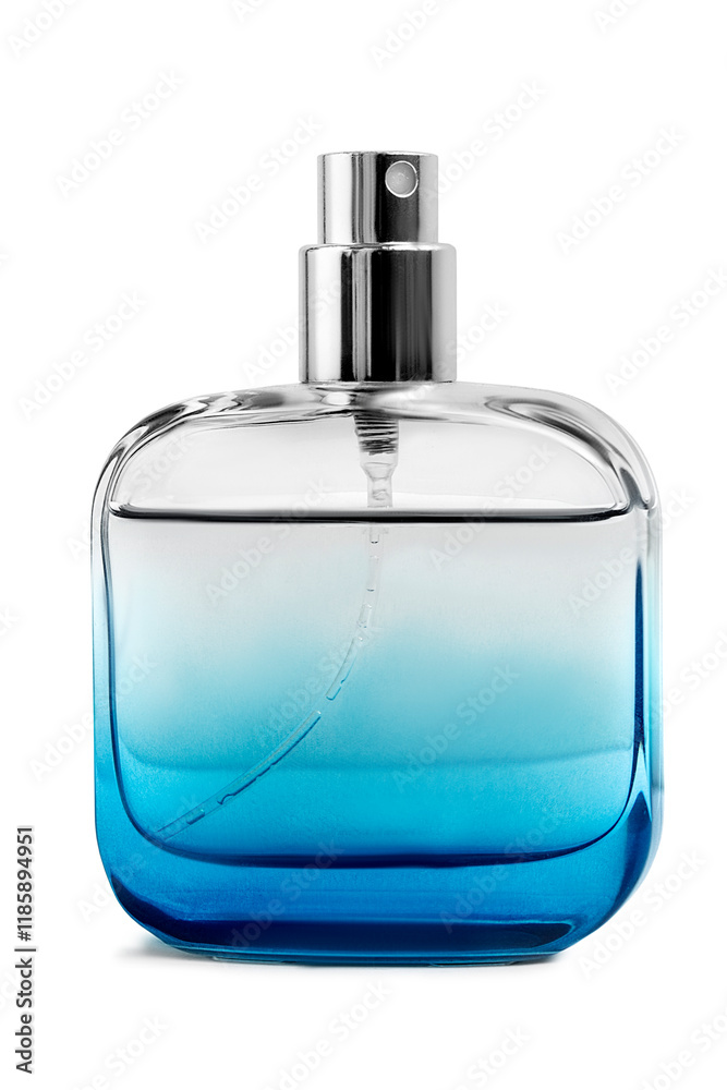 Sticker Perfume bottle isolated