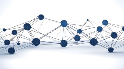 Abstract Network Connection  Global Communication  Digital Technology