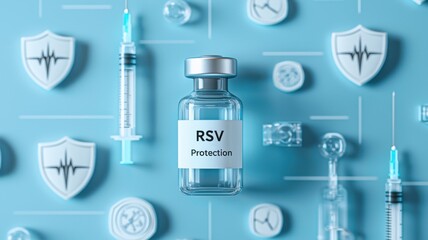 Rsv protection vaccine development and research insights laboratory setting scientific focus health awareness