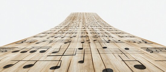 Obraz premium Musical Pathway: A Journey Through Melody and Rhythm