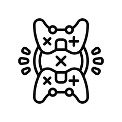 pvp icon. vector line icon for your website, mobile, presentation, and logo design.