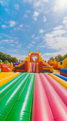 Inflatable Playground Fun: Slides, Obstacles, and Bouncy Adventures