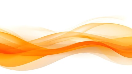 Abstract Orange Wave Background Design