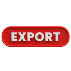 Contact Us Button 3D Illustration