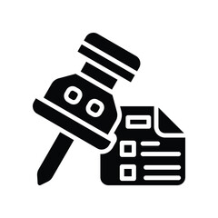 push pin icon. vector glyph icon for your website, mobile, presentation, and logo design.