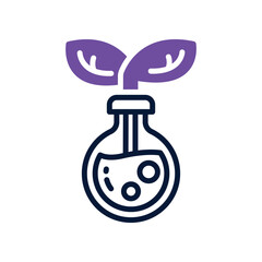 science icon. vector dual tone icon for your website, mobile, presentation, and logo design.