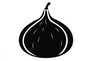 fig silhouette vector