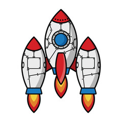 Obraz premium Rocket Illustration