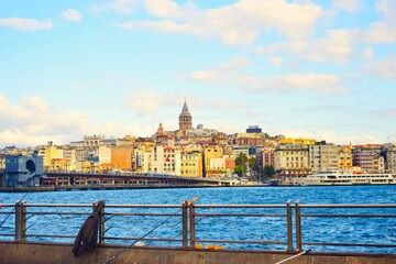 View of Galata Tower from Cruise ship terminal