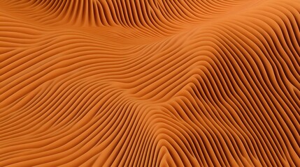 Abstract Orange Wave Pattern Background Texture