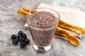 Blueberry milkshake sweet dessert drink