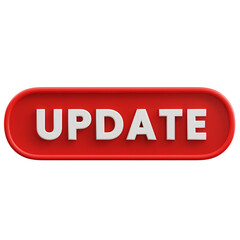 Follow Us Button 3D Illustration